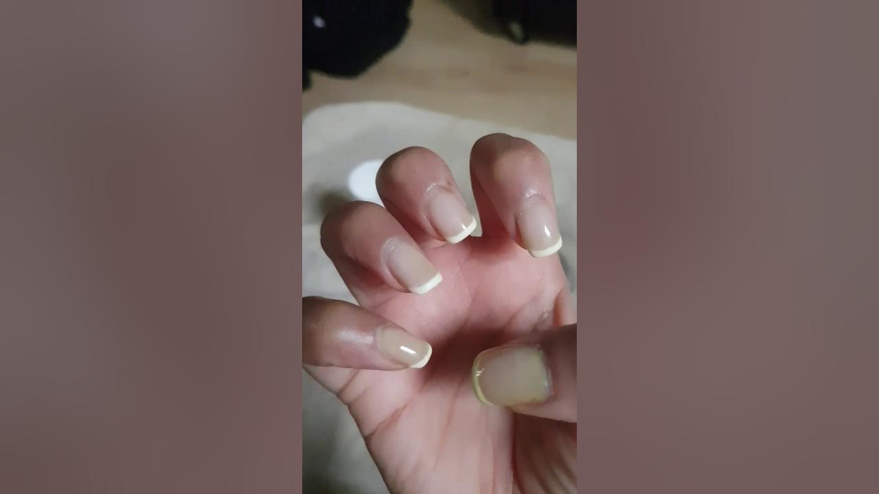 How to get rid of TURMERIC nails! YouTube
