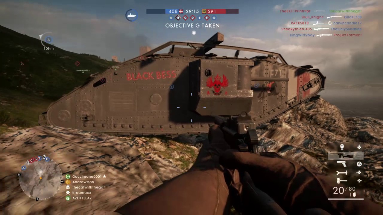 Battlefield 1 Black Bess Secret Skin 