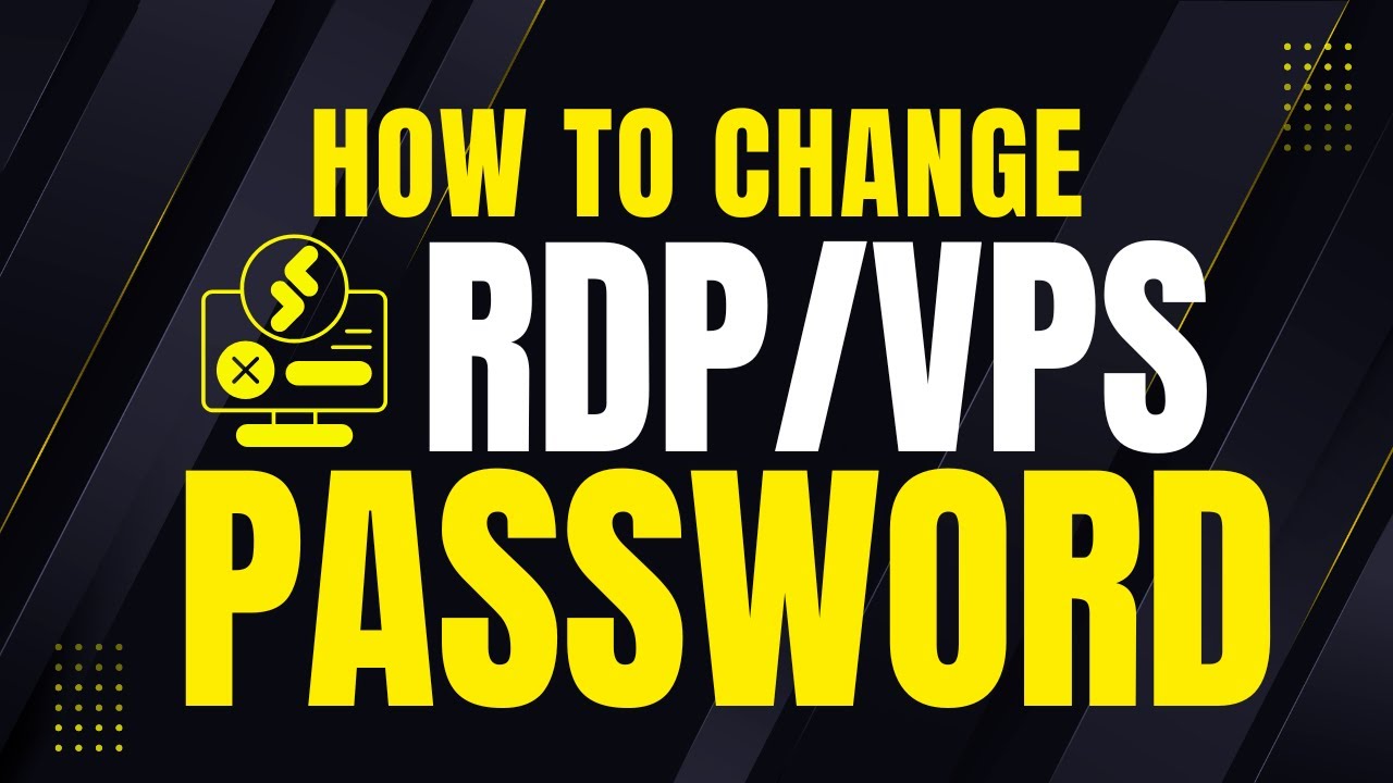 How to change Rdp password in a minutes || Change your password in ...