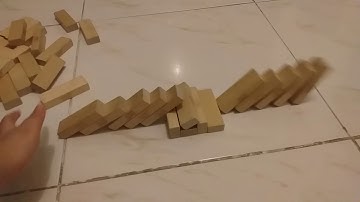 Jenga domino tricks part2