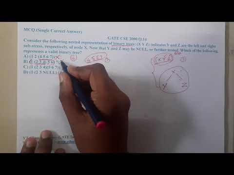 GATE CSE 2000 Q 14 || Trees ||Data Structure || GATE Insights Version: CSE