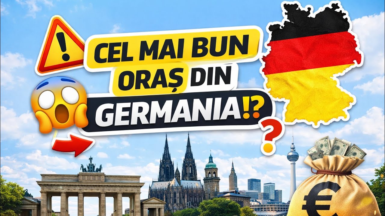AICI OAMENII TRĂIESC CEL MAI BINE 🇩🇪 | TOP 12 ORAȘE DIN GERMANIA