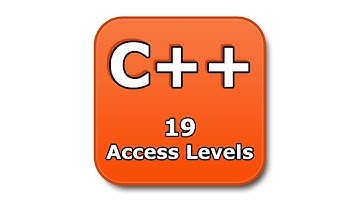 C++ Tutorial - 19 - Access Levels