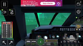 Jogo simulador de avião. Pouso com turbina explosao screenshot 3