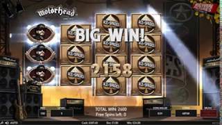 Motörhead Slot - Big Win During Free Spins! screenshot 5