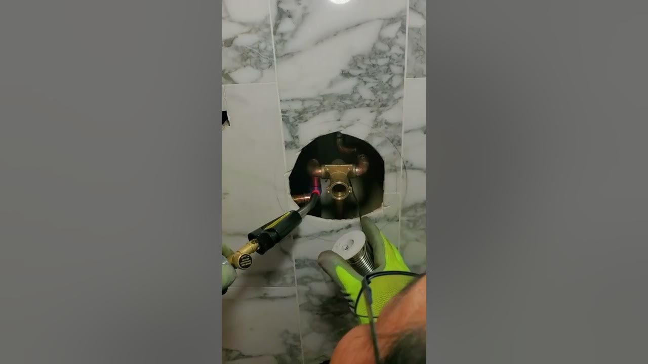 replacing shower valve diverted inside wall 🧱 YouTube