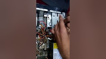 How to remove optical drive from desktop.