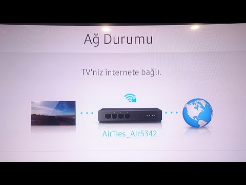 Samsung tv internete nasıl bağlanır.  DETAYLI ANLATIM