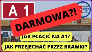 [081] Autostrada A1 Gdańsk - Toruń BRAMKI: jak przejechać i zapłacić | A1 Rusocin - Nowa Wieś | 2024