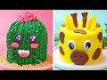 10 Amazing Animal Themed Cake Recipes | Homemade Buttercream Cake Decorating Ideas For Party