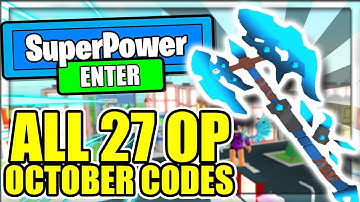(OCTOBER 2020) ALL *22* NEW SECRET OP CODES! Super Power Fighting Simulator Roblox