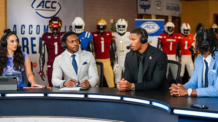 Kyron Drones and Donavon Greene join the ACCN set at 2025 ACC Kickoff