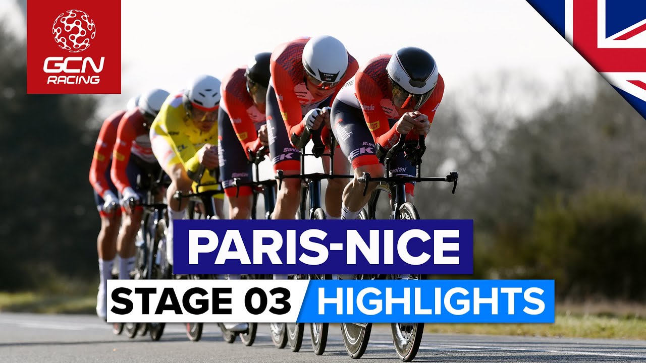 New TTT Format Makes For Thrilling Racing! Paris-Nice 2023 Highlights - Stage 3