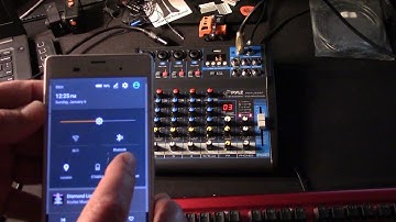 Pairing the Pyle Mixer PMXU63BT Bluetooth Via Android Cell Phone