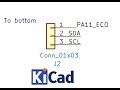Kicad5 работа с коннекторами (изменение количества выводов на лету)