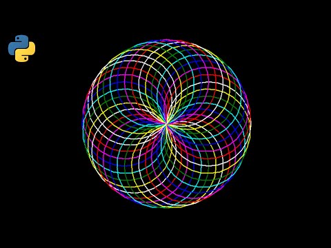 Python Turtle - Circle Spirograph Tutorial