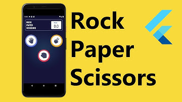 Flutter  Rock Paper Scissors Game -  Flutter project for beginners
