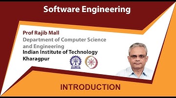 Software Engineering by Prof  Rajib Mall