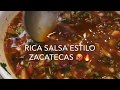 Salsa Estilo Zacatecas 🔥