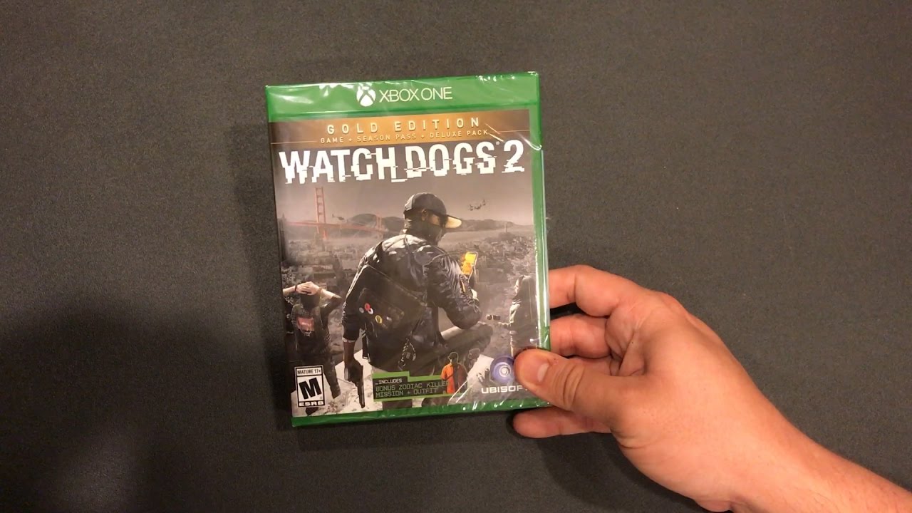 Watch Dogs 2 Gold Edition Unboxing Xbox One Youtube