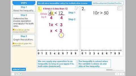 Lesson 3.6 - Solve Inequalities - Multiplicative Inverse (Skill Development Part 1 of 2)