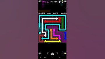 How To Solve Flow Free Purple Pack Level 27 10x10 Hard Board Walk Through Solution Walkthrough