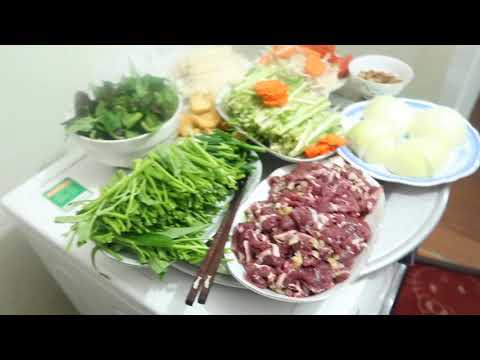 Thịt Trâu Nhúng Mẻ Tây Bắc || 20/10 Nhậu Bên Gia Đình Và Bạn Bè