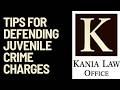 Tips for Defending Juvenile Crime Charges in Creek County