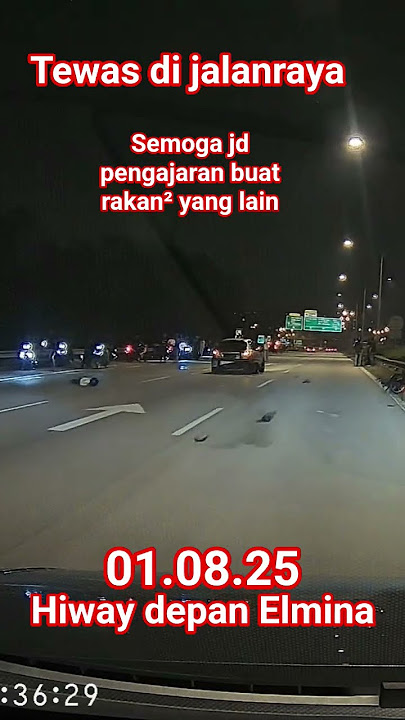 KORBAN RACING... Sayang nyawa tuan².. kejadian 01.08.25 di GCE Elmina