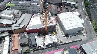 City Rail Link Karanga-a- Hape Station - Latest drone footage