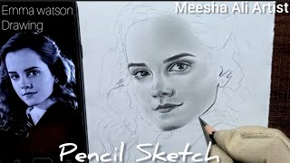 Speed Drawing of Emma Watson |How to Draw Girl  Full Tutorial Step by Step for beginners