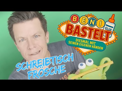 BENI BASTELT - Schreibtischfrösche