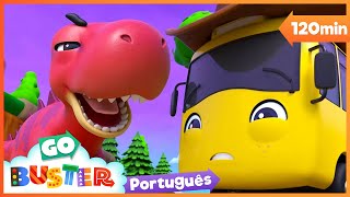 Buster brinca com dinossauros | Go Buster em Português | Desenhos Animados para Crianças