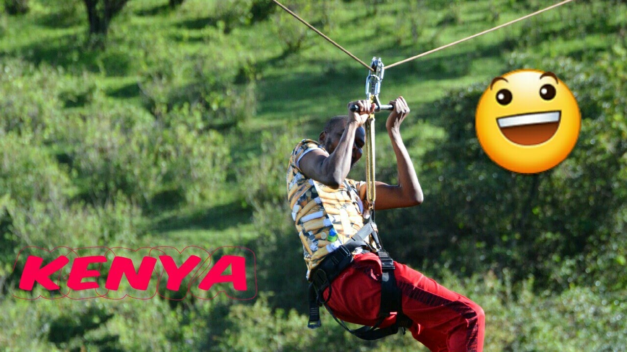 Ziplining In Kenya - YouTube