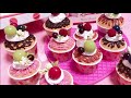 【スイーツデコ】粘土のカップケーキをデコる。/ 食品サンプル / ハンドメイド