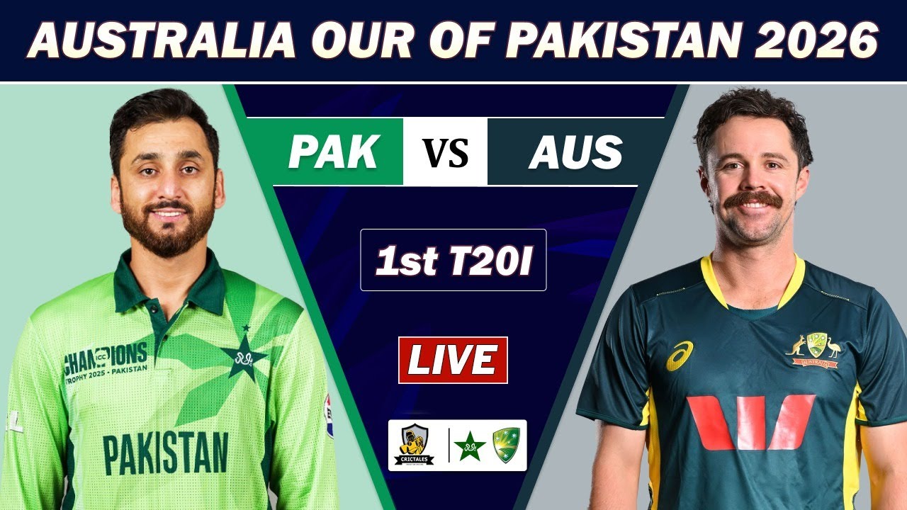 PAKISTAN VS AUSTRALIA 1st T20 2026 MATCH LIVE | PAK VS AUS CRICKET MATCH COMMENTARY | PAK BAT