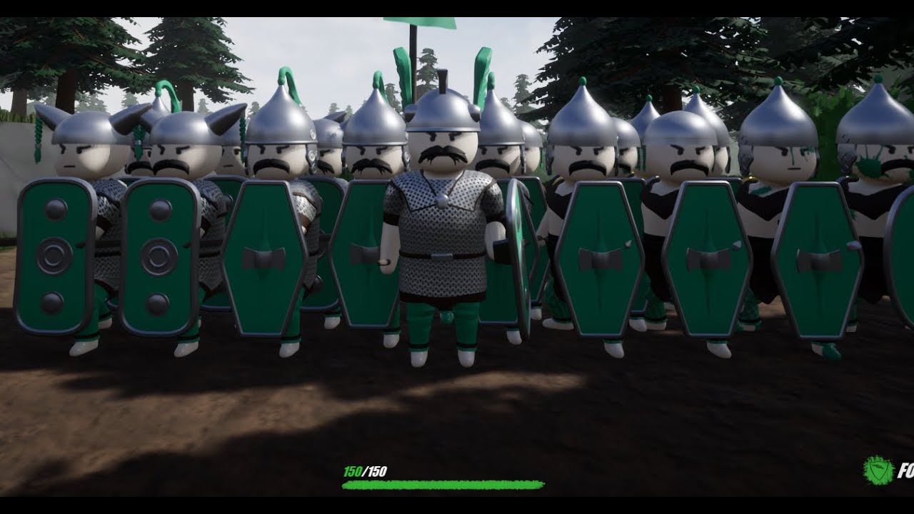 ShieldWall Epic Barbarian Battle!!!!