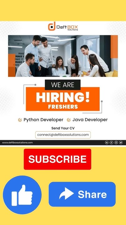 freshers opening as Python Developer and Java Developer #jobs # ...