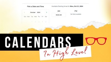 Replacing Calendars like Calendly with the Go High Level Calendar System
