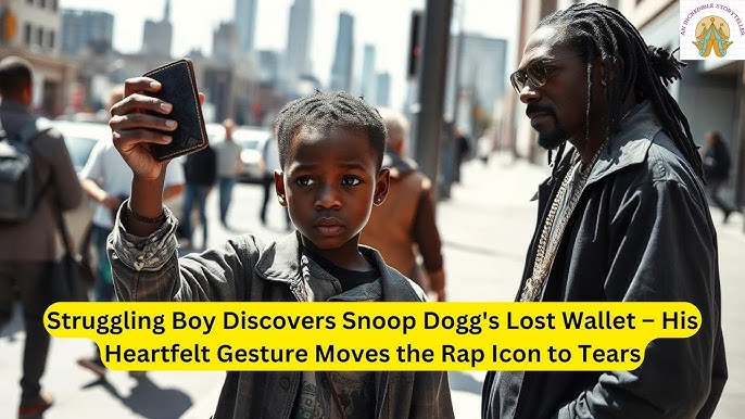 Struggling Boy Discovers Snoop Dogg's Lost Wallet His Heartfelt Gesture  Moves the Rap Icon to Tears - YouTube