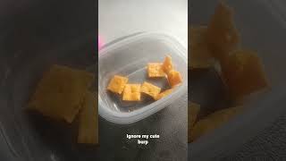 Bald Wrinkly Guy Drinking Orange Juice.