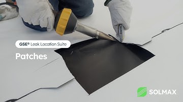 How to install patches on GSE conductive geomembrane