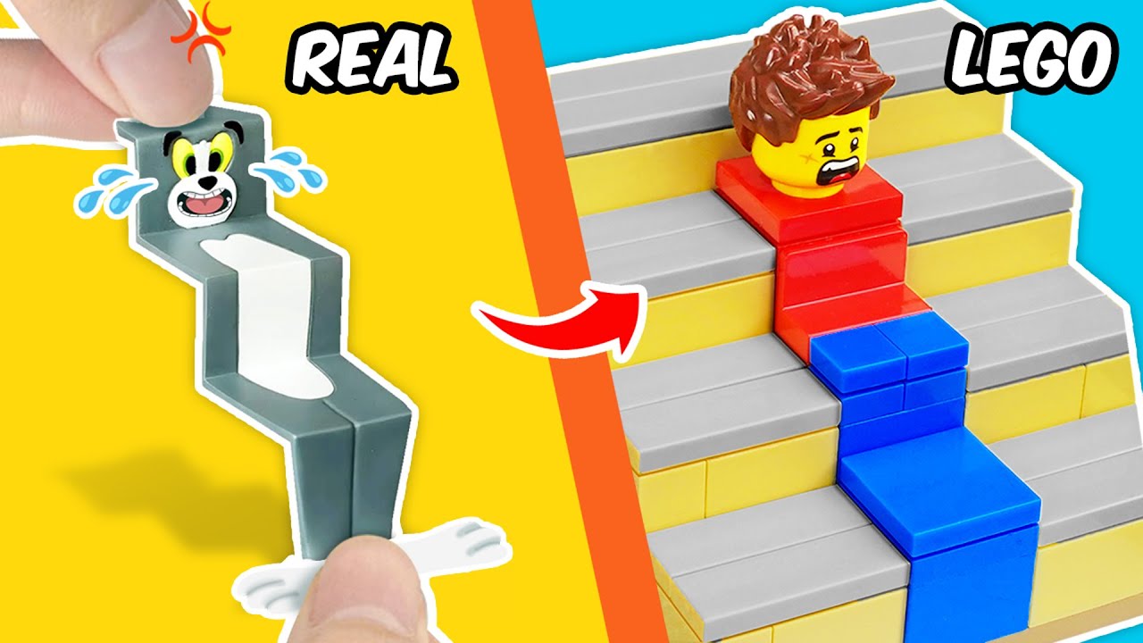 Costruisco LEGO Tom e Jerry ma nella versione maledetta | AM Bricks Italian