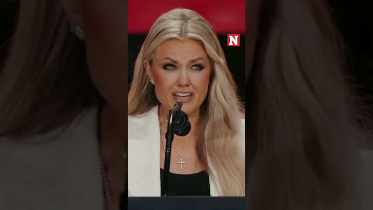 Erika Kirk Gets Emotional Speaking At Charlie S Memorial Service