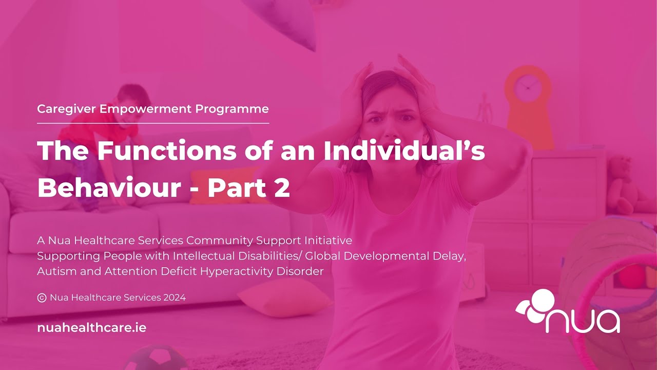 Webinar 5   The Functions of an Individual's Behaviour   Part 2