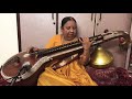 Chinnanchiru kiliye kannamma on Veena