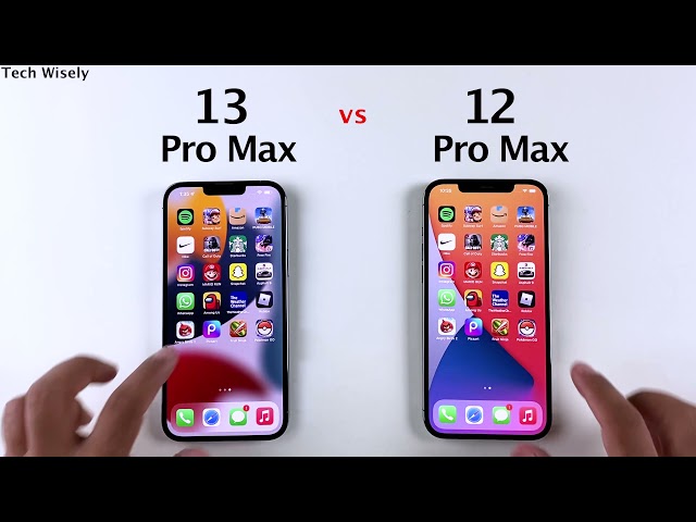 iPhone 13 Pro Max vs 12 Pro Max | SPEED TEST