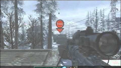 MW2 CLAYMORE SHOT ACROSS DERAIL