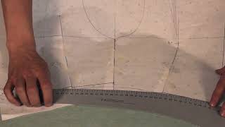 13 Folding darts, establishing waistline