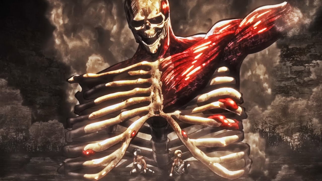 Titans want to eat humans after breaking through the wall Attack of the titans YouTube